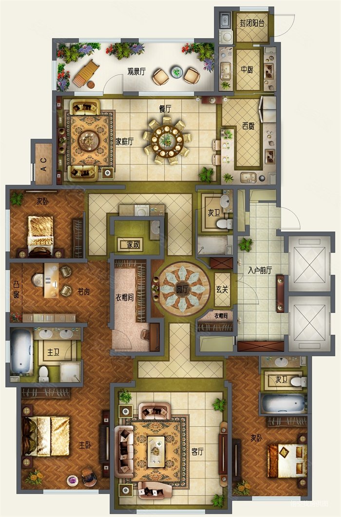 独栋别墅 低市价100万 纯毛坯 送80平花园 2车位 急售,普罗旺世