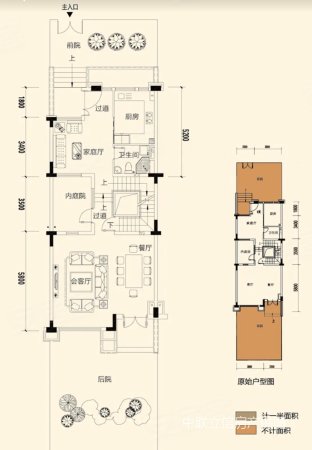 福晟国宾美墅4室2厅3卫154.95㎡南北485万