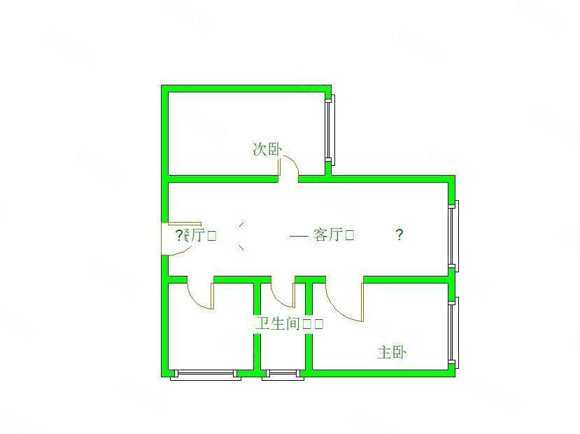 水景花园3室2厅1卫100㎡南北55.5万