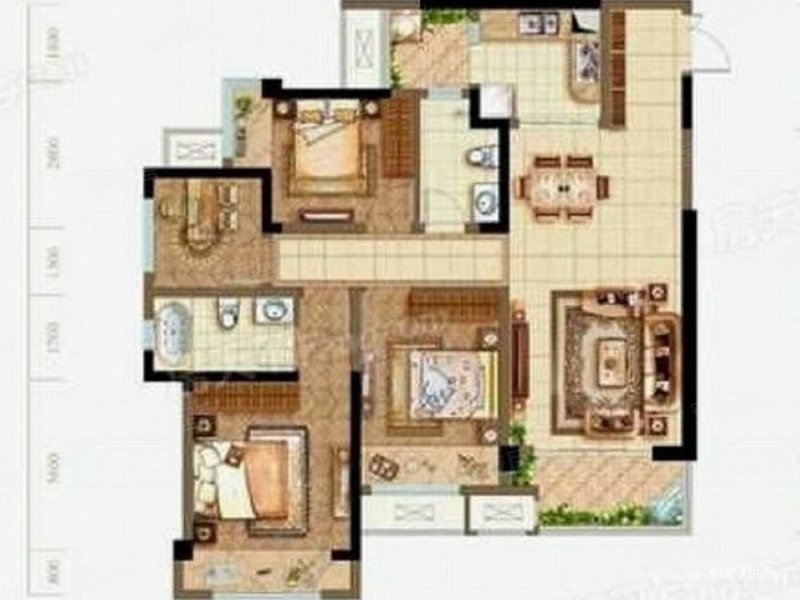 融景城臻苑 带电梯 装修好 双卫 商业配套齐全 交通便利