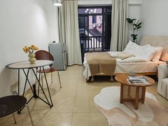 东莞南城鸿福路口莱蒙附近 元美公寓标注单间大阳台 精装修 南北通透 拎包入住出租房源真实图片