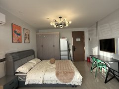 宜兴宜城宜城中心万达，八佰伴旁，桔子公寓，一室一厅，奶油风，设施齐，包满意出租房源真实图片