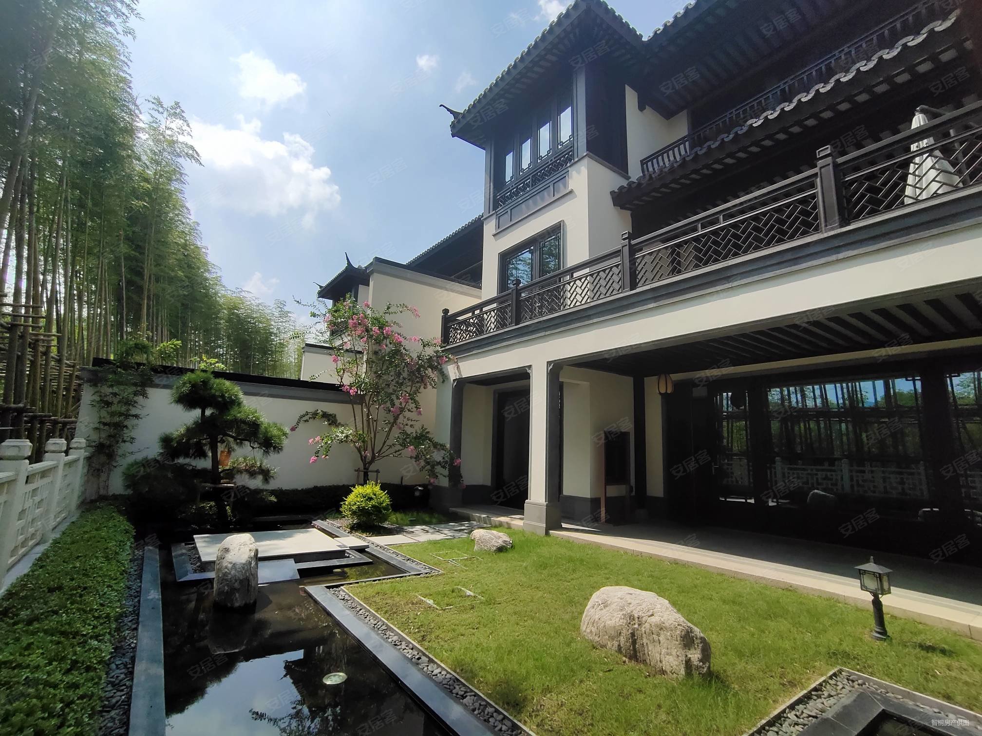 精装中式合院别墅,花园400平,蓝城观云小镇(别墅)二手房,291万,3室3厅