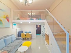 泉州丰泽丰泽街泉秀街领秀不夜城旁 精装复式一房一厅 拎包入住押一付一包物业出租房源真实图片