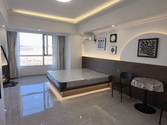 抚顺新抚万达广场出租万达公寓53平中层！1室北向新装修拎包住年签优惠！出租房源真实图片