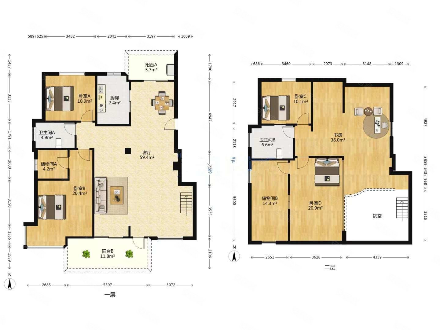 祥店 联发新天地 顶层楼中楼使用200平 视野宽阔 阳光充足