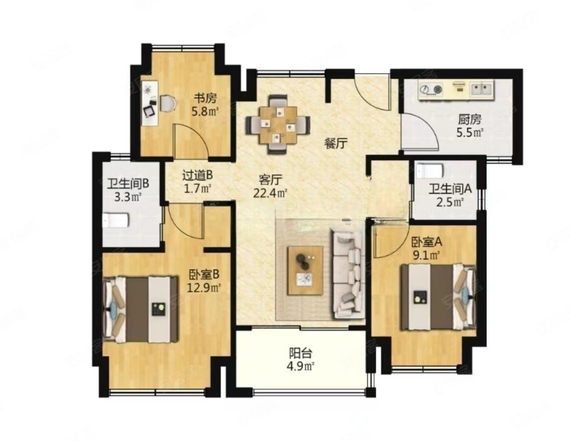 7平米-上海安居客