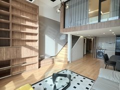 台州椒江葭沚腾达中心温馨木质复式公寓拎包入住出租房源真实图片