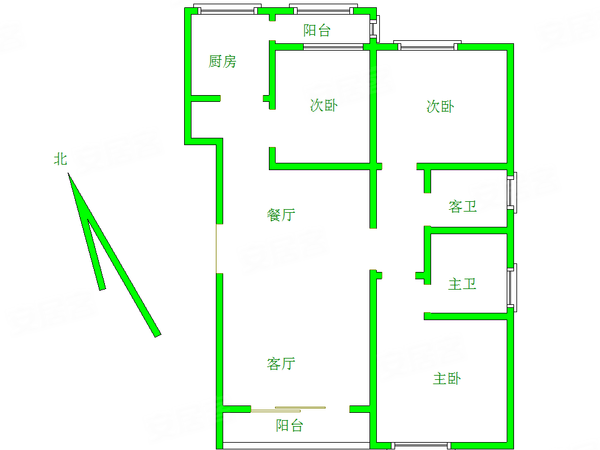 俊福花城户型图片