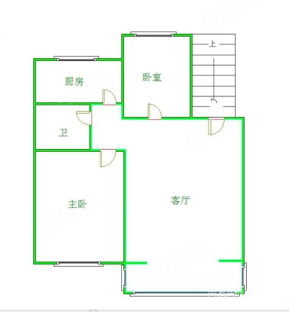 政务中心旁,上文昌,精装两室带家具家电拎包入住
