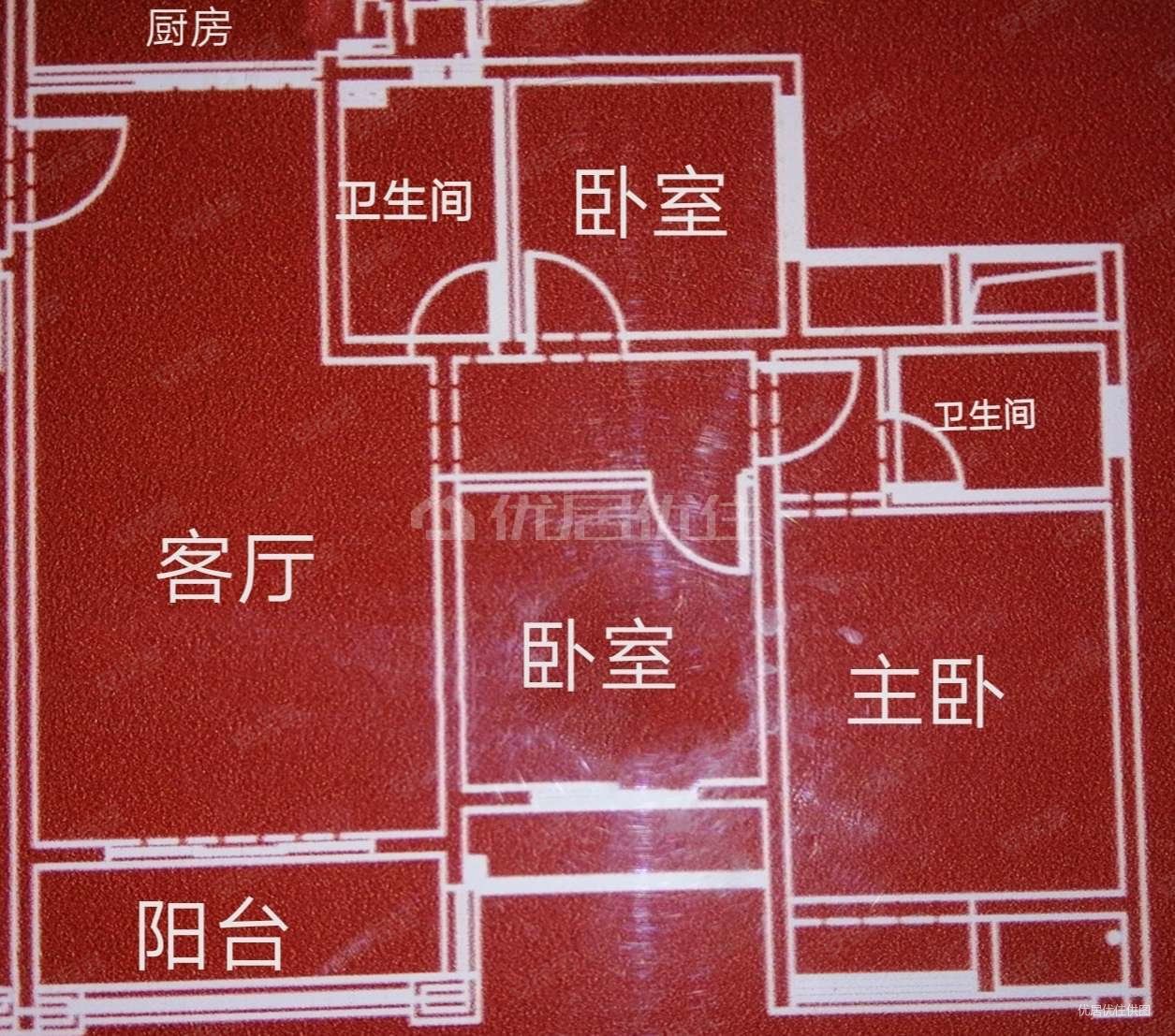 巴滨路核心 珠江城 110万 98平 3室2厅 读鱼洞二小