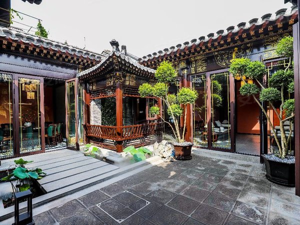 北京西城金融街大院胡同小区金融街 西单 四合院出租 看房随时 院子