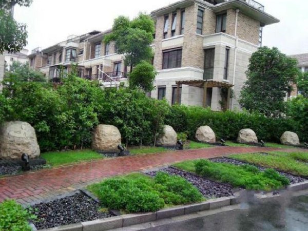 上海松江九亭依云郡(别墅)九亭近虹桥商务区精装修别墅业主自住出租