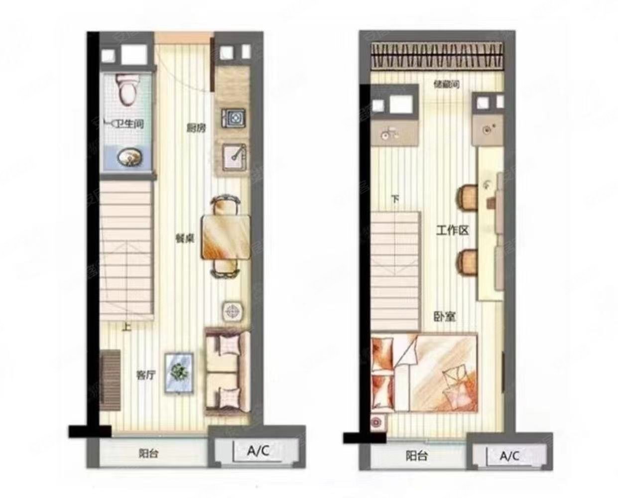 万科云米酷小面积户型 带租5000 业主急售可谈,万科云城米酷二手房