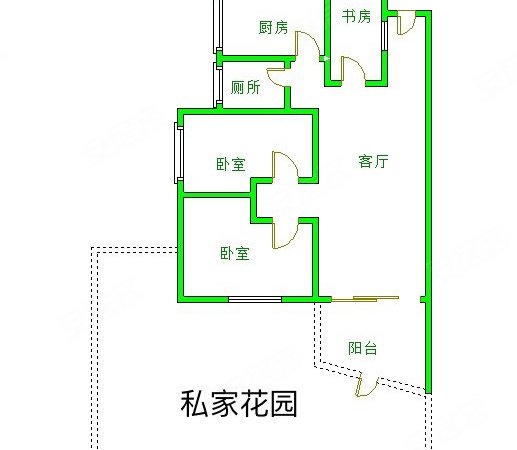 广州黄埔大沙地怡港花园怡港花园 2室1厅1卫 86平 电梯房 精装修出租
