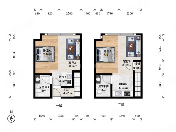 转塘中梁云玺精装双钥匙公寓采光好近地铁户型好