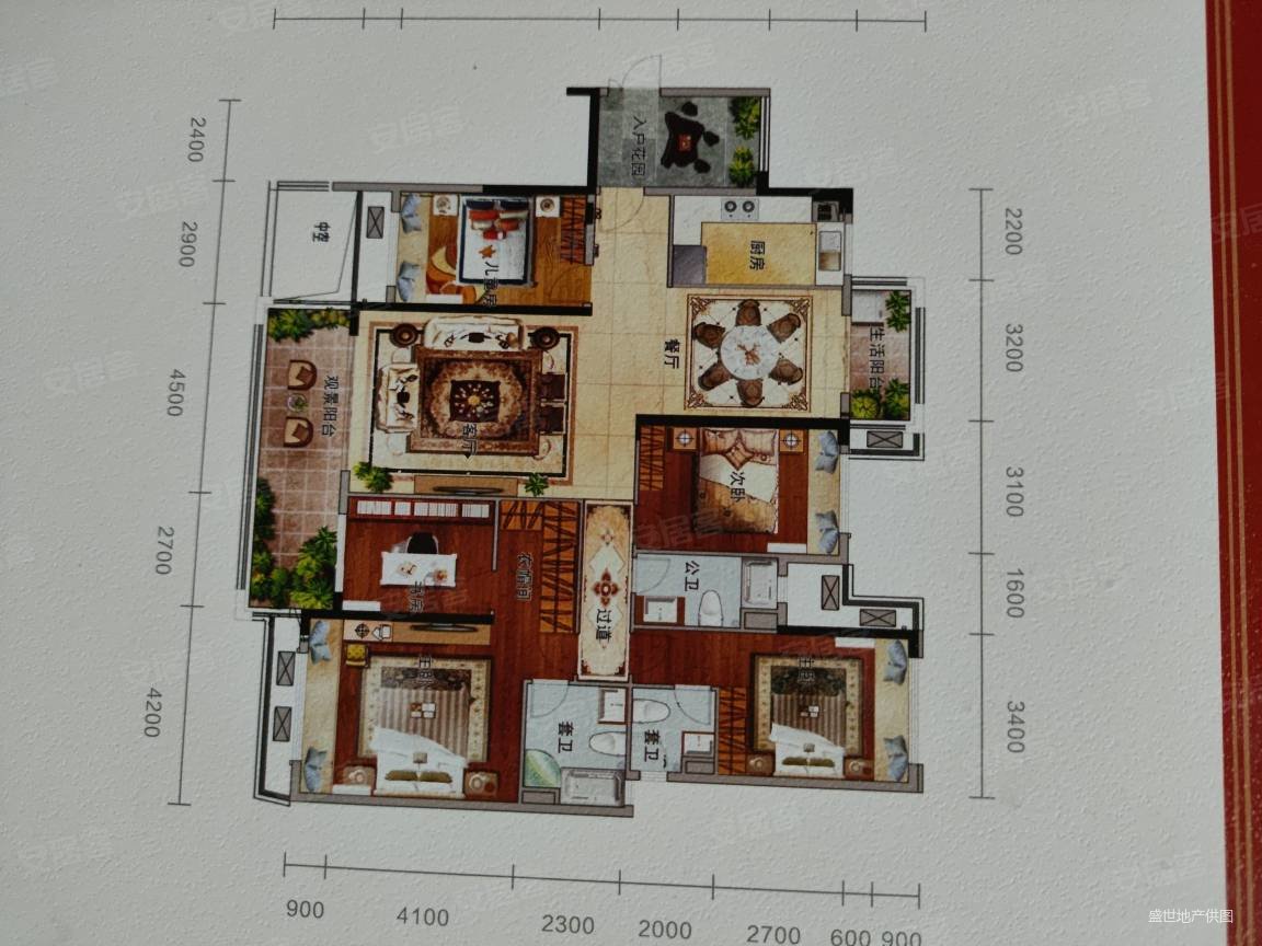 审计局宿舍|建设中路1291号3室2厅2卫106平方米,审计局宿舍二手房,41