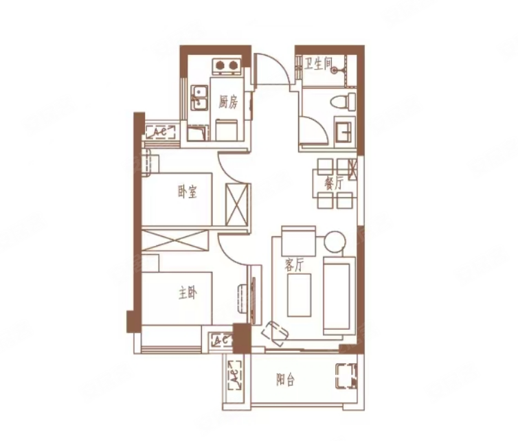 金山奥体 小户型单身公寓 江山云出 带电梯  朝南 次新小区