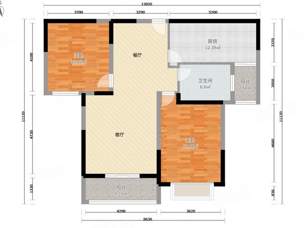 【多图】奥林运河湾,运东租房,电梯洋房急出租 运河湾精装两房 家具
