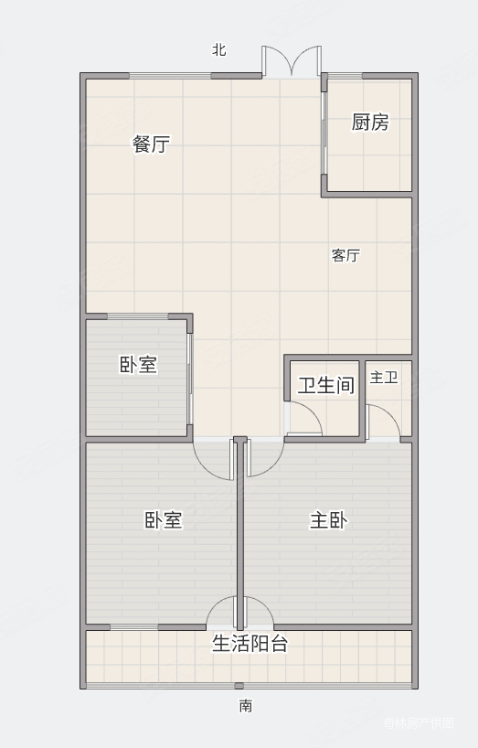 坂头安置房3室2厅2卫90㎡南北118万