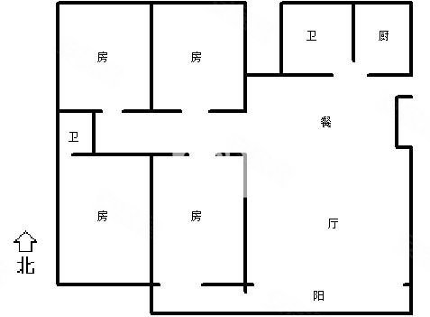 宜家花都4室2厅2卫160㎡南北89.8万