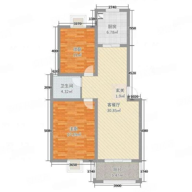 秋实园公寓3室2厅1卫130㎡南170万