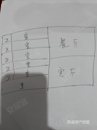 始丰西路小区6室2厅4卫165㎡南北228万