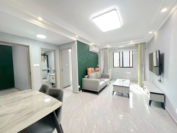 上海虹口江湾墨翠里彩虹湾四期,可短租,实房实价,拎包入住,第四人民