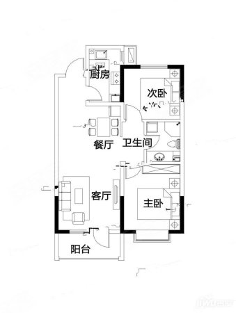 洎安小区2室2厅1卫68㎡南北28.8万