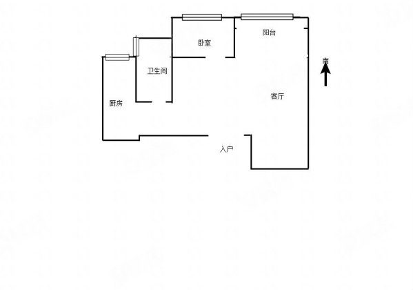 金成翡翠溪谷2室1厅1卫58㎡南北31.88万