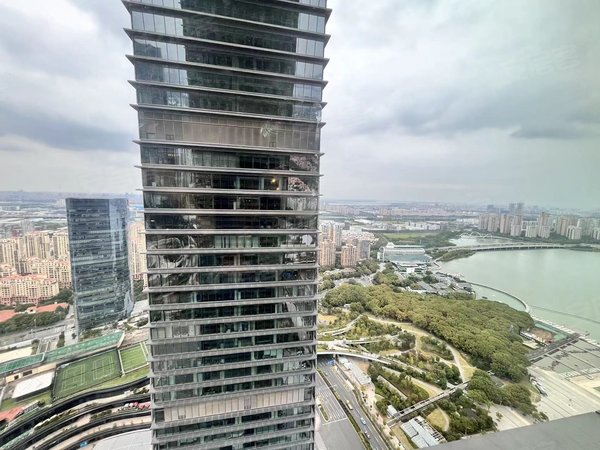 苏州工业园湖西东方之门东方之门高端公寓精装平层大4房出租  看房