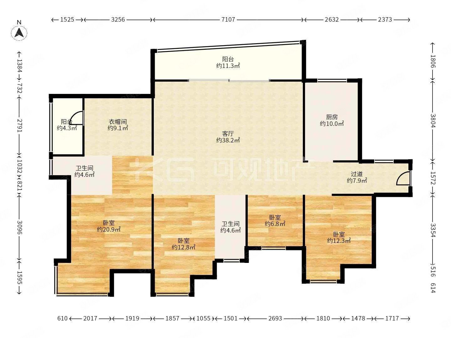 星海湾 四梯四户  横厅五房  品质社区  商圈配套齐全
