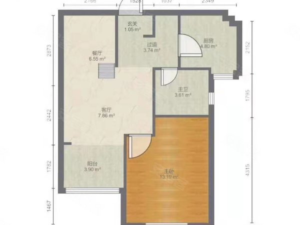 单县宏立瑞园宏立瑞园 一房两厅整租 精装全配实景实价 不弄虚作假