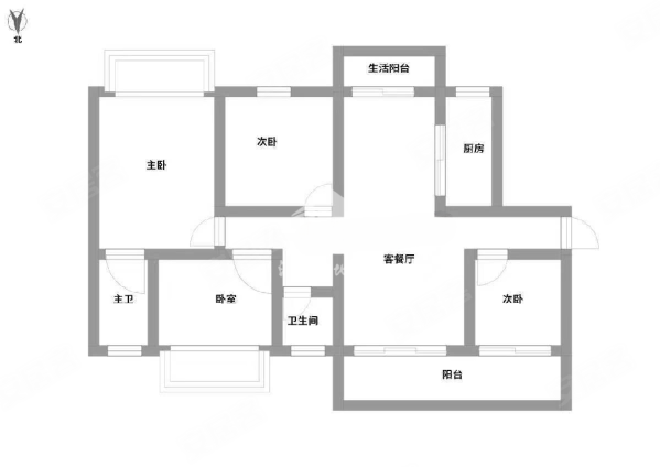 南宁美的旭辉城户型图图片