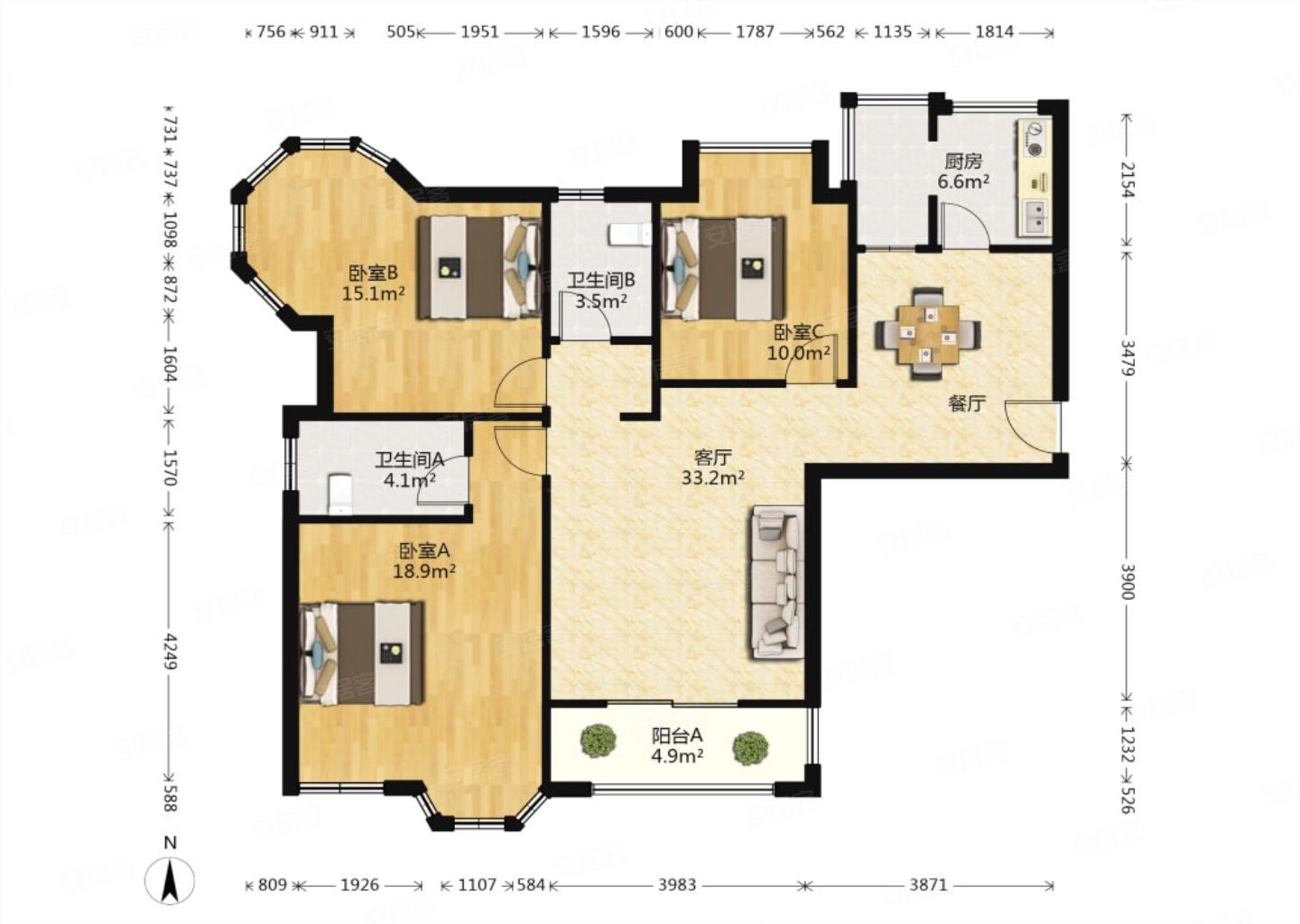 武汉房产网>武汉二手房>洪山二手房>光谷软件园二手房>锦绣龙城(h区)>