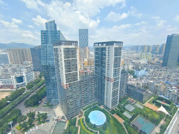 昆明盘龙火车北站时光俊园奥斯迪购物中心 金格百货旁 精装一室电梯房