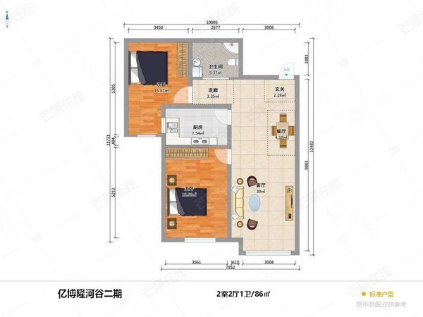 地铁 隆河谷精装两室 近东软三菱 白塔市场公园尚亿,浑南租房-沈阳58