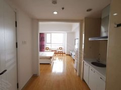 抚顺新抚万达广场万达公寓 精装一室45平包物业取暖1000元月 长租可议出租房源真实图片