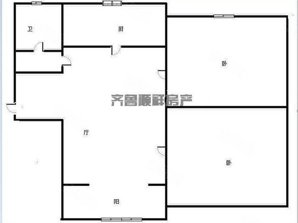 唐冶 唐城小区 两室齐全 免物业费水费停车费 看房方便