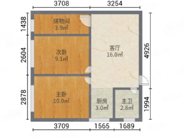 南宁学府一号户型图图片