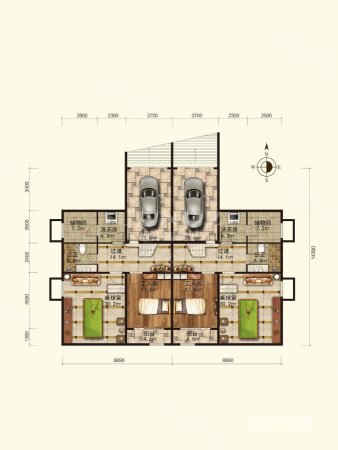 优山美地(C区)4室3厅4卫389㎡南2900万