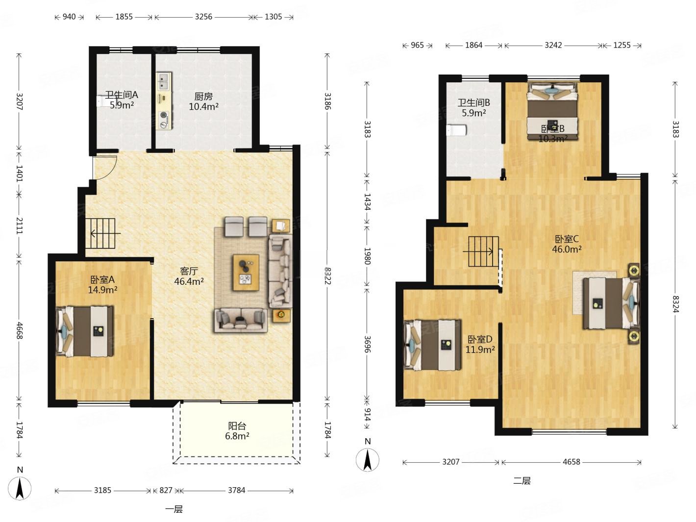 江心洲 车位充足 中间好楼层 朝南 次新房 商品房 临地铁,桃花园著澜