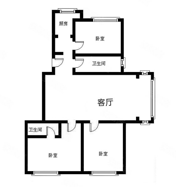 世纪名苑南北通透三居室 业主自住装修 218万就卖 随时看房