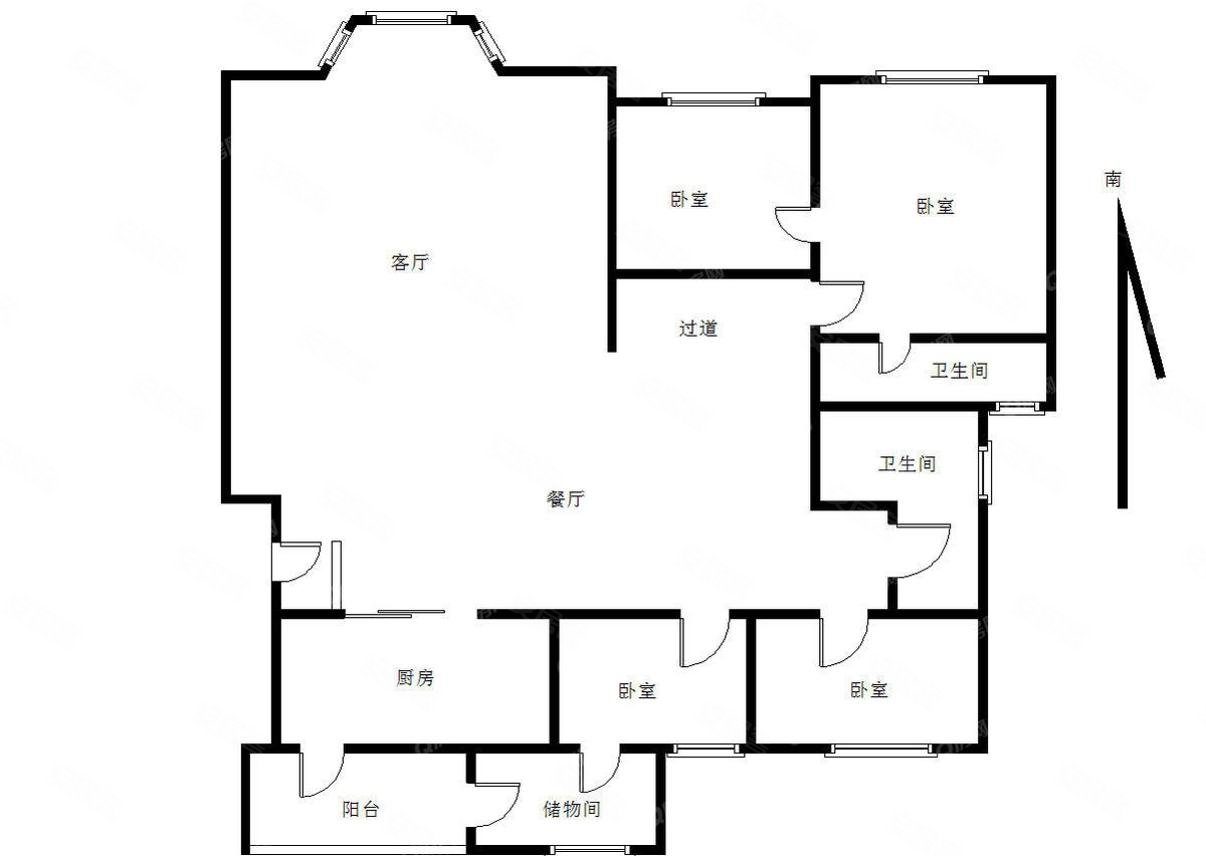 东方玫瑰花园户型图图片