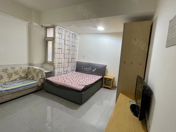 天津塘沽向阳街时代大厦轻轨附近 一室精装 可短租 包物业取暖费 家电