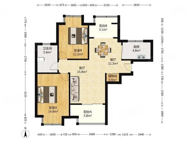 上海松江九亭中大九里德(二三期公寓住宅)实图实价,户型正,采光好