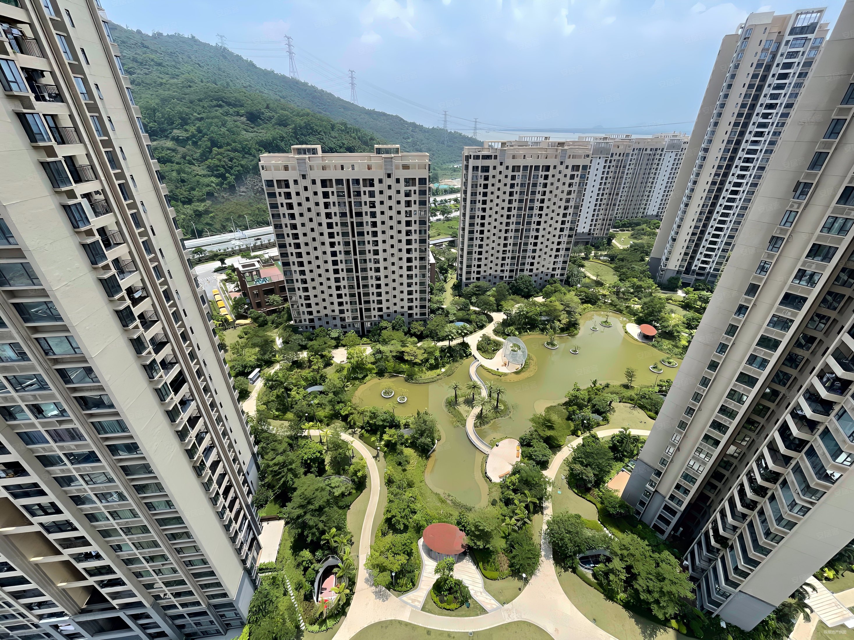 华发水岸精装四房保养好户型实用采光好户型实用有钥匙