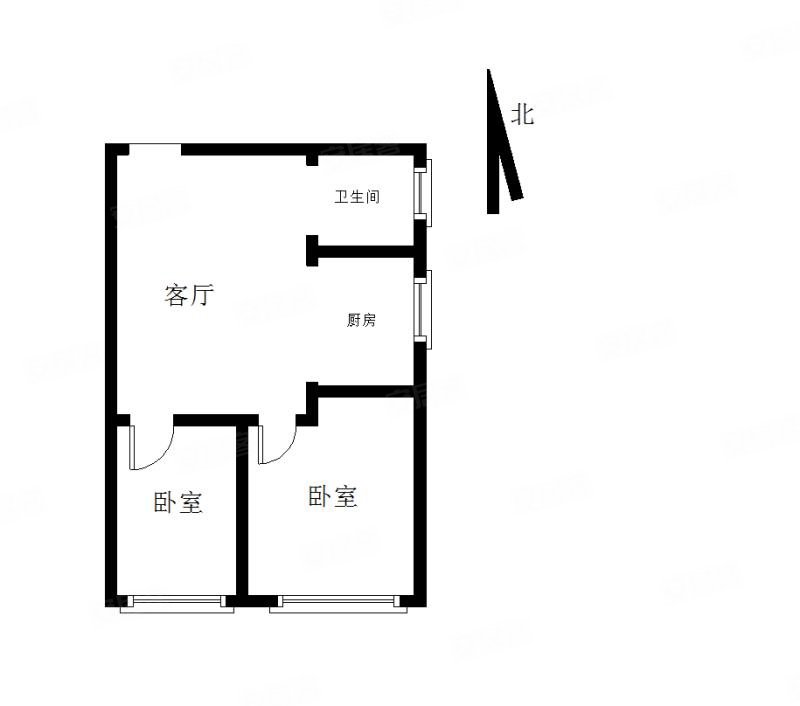 站前小区2室1厅1卫52㎡南36万