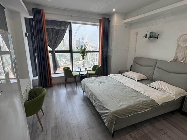 南通崇川唐闸三峰国际(商住楼)金尊KTv楼上三峰国际多套精装公寓，民用水电，投影，密码锁出租房源真实图片