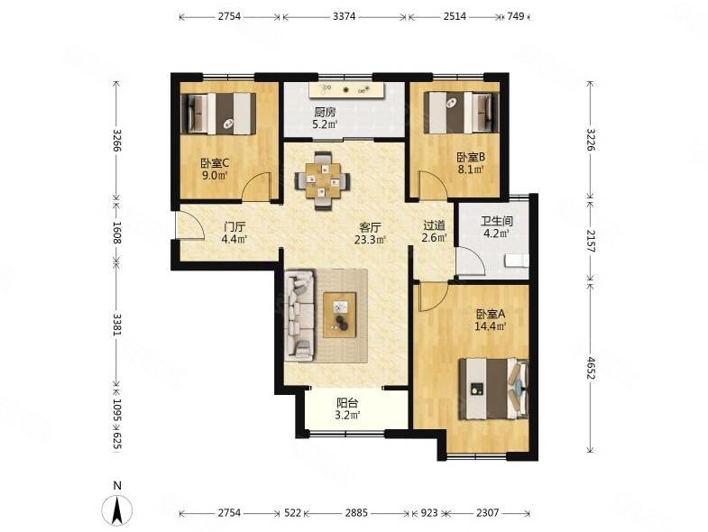 万科物业万科新里程可以送车位的好房子奥体中路旁